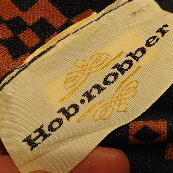 Vintage 60's tie waist funky collar dress. SizeM - Picture 8 of 8